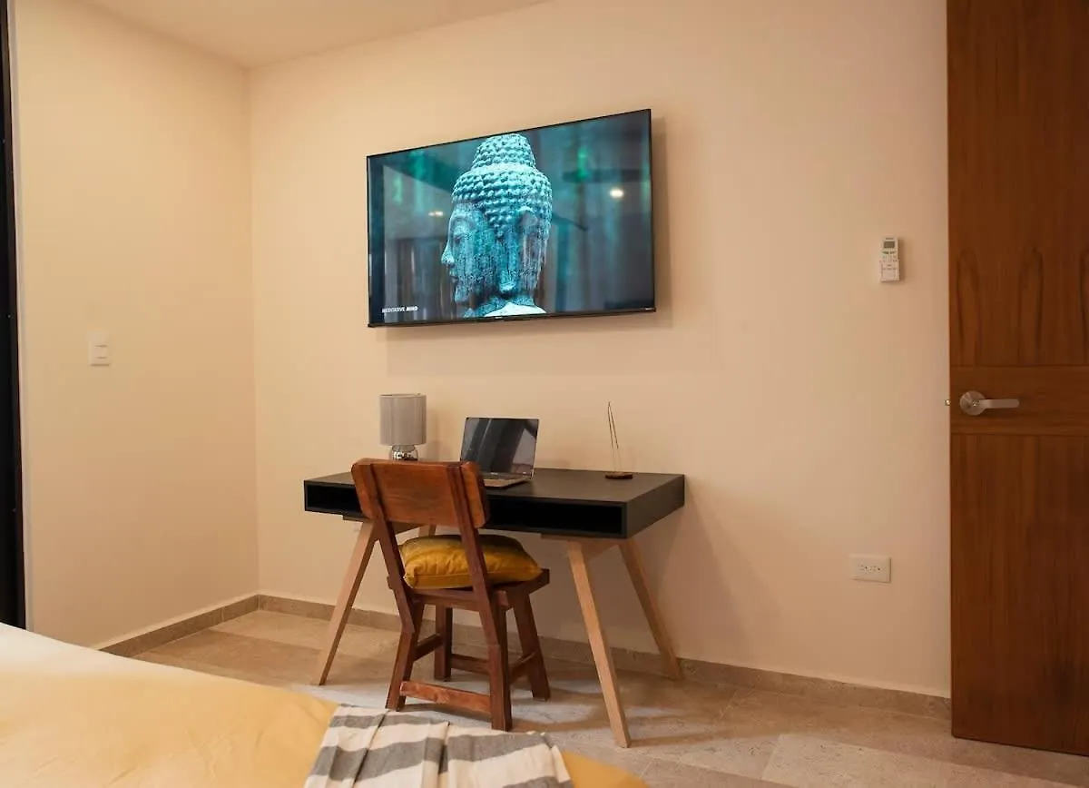 1Br Apartment - Cozy Design & Private Pool 툴룸